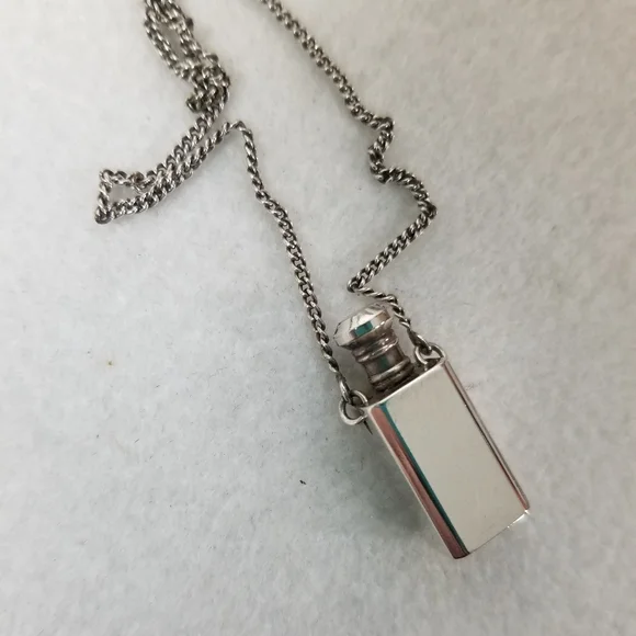 Vintage"Perfume" Bottle Fashion Pendant/Necklace - Picture 4 of 10